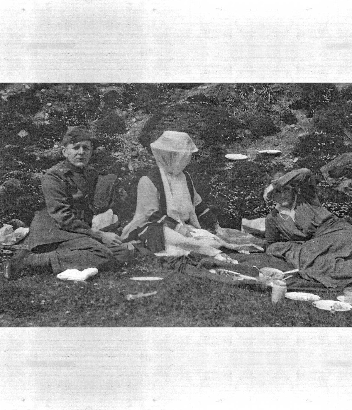 Family picnic party at Montrose