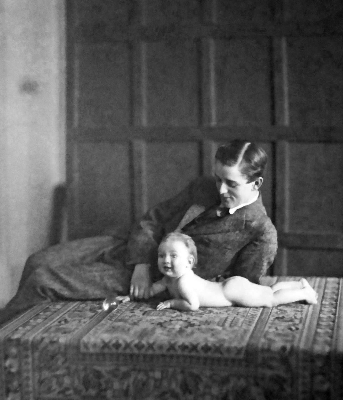 Francis with his son, Martin McLaren